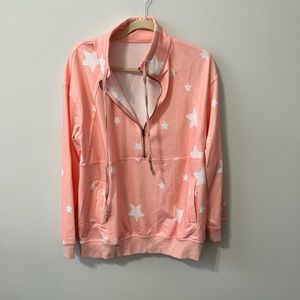 Star half zip sweatshirt